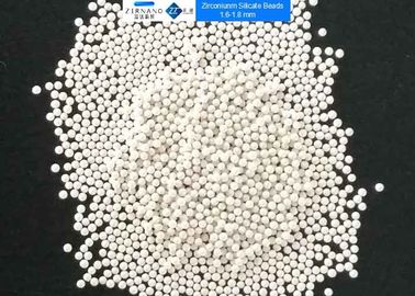 Sinterredの白いジルコニウム4、1.8 - 2.0mm 1.1 KNのジルコニウム ケイ酸塩媒体 