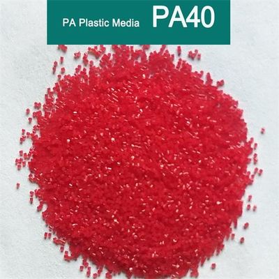 プラスチック砂を吹き付ける表面処理のためのPA40を発破を掛ける赤いPAプラスチック媒体