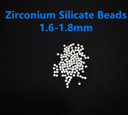 ジルコニウム ケイ酸塩はペンキ、コーティング、インクのための1.6-1.8mm ZrO2 65%に玉を付ける