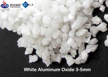熱馬小屋によって溶かされる白いアルミナ、研摩の酸化アルミニウム3つ- 5つのMmの
