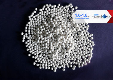 1.6-1.8mmのジルコニウム ケイ酸塩のビードZrO2 65%の高い粉砕の効率
