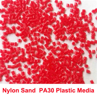 樹脂の刻み目を取り除くことのための反静的なポリアミドPA30のナイロン砂のプラスチック発破媒体