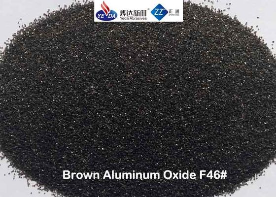 Artificial Corundum Recyclable Aluminium Oxide Abrasive F46 High Toughness For Surface Cleaning
