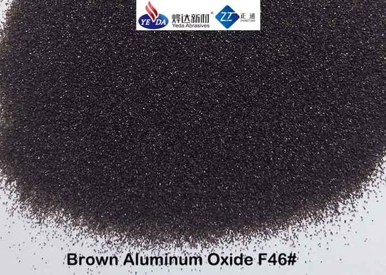 Artificial Corundum Recyclable Aluminium Oxide Abrasive F46 High Toughness For Surface Cleaning