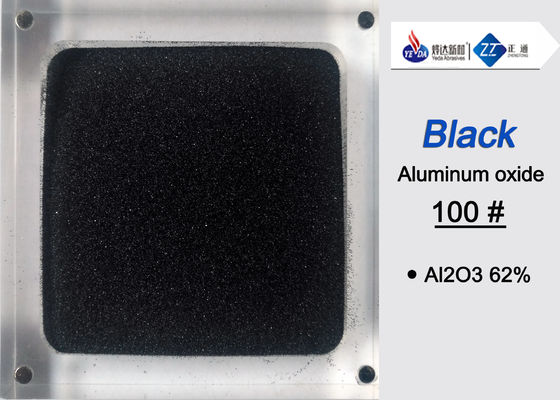 Black Emery Powder Polishing Media F90# - F220# For Stainless Steel Polishing
