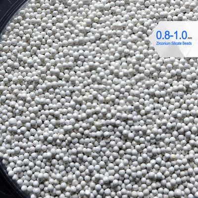 900 HVのジルコニウム ケイ酸塩は0.8-1.0mm印刷インキの粉砕のための4g/cm3密度に玉を付けます